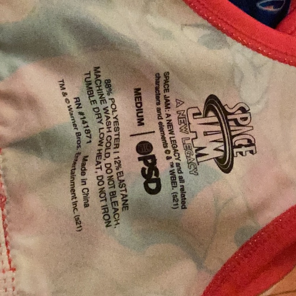 PSD Space Jam Racerback top - Picture 2 of 4
